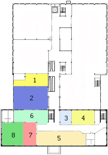 план второго этажа ТЦ Баррикада