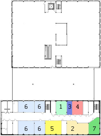 план второго этажа ТЦ Баррикада